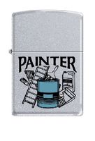 Zippo Personalized Message Engraved Customized Gift for Him for Her Painter Indoor Outdoor Windproof Lighter