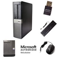 Dell Optiplex 980, Intel Core i5 3.2-GHz, 8 gb Ram, 500 GB Hard Drive, DVD Drive, WiFi, Windows 10 Professional Pro (Renewed)