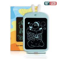 Jonzoo 10 inch LCD Writing Tablet,,Cute Rabbit Ears Electronic Writing &Drawing Board Doodle Board, 10" Handwriting Paper Drawing Tablet Gift for Kids and Adults at Home,School and Office