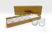 Cocod'or Round Glass Tealight Holder 12Pack