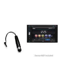 BOSS Audio BVB9358RC Stylus Pen, BoxWave¨ [Mini Capacitive Stylus] Small Rubber Tip Capacitive Stylus Pen for BOSS Audio BVB9358RC - Jet Black