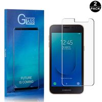 Galaxy J2 Core Screen Protector, Bear Village Premium Tempered Glass Screen Protector, Scratch Resistant HD Screen Protector Film for Samsung Galaxy J2 Core - 2 Pack