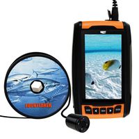 Lucky Underwater Camera Fish Locator Finder 120° Wide Angle 20M Cable Length 4 IR LED 4.3" Display Video Photo Capture Rechargeable