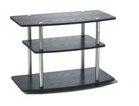Convenience Concepts Designs2Go 3-Tier TV Stand, Black