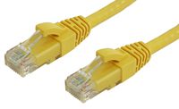 Lynn Electronics CAT6-14-YEB 14' CAT6 Yellow Booted Ethernet Patch Cable, 2-Pack, Yellow