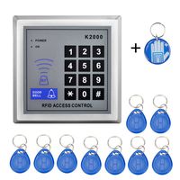 OBO HANDS RFID KEYPAD 125KHz RFID keychains + Standalone Keypad RFID Reader+Epoxy Rfid Tag for Door Access Control System K2000