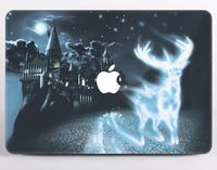 Modo Design Deer Hogwarts Dementor and Patronus Case for MacBook Pro 15 NEWEST Release 2017 & 2016 A1707 with Touch Bar Case Mac Book 15 inch Cover Macbook Pro 15" Laptop Harry Potter Case MA2186