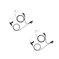 2 PACK Maxtop ASK2425-H4 1-Wire Clear Coil Surveillance Kit for Hytera HYT TC-518 TC-610 TC-700 TC-620