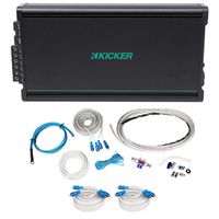 KICKER 45KMA4506 450w 6-Channel Marine Boat Amplifier 2-ohm+Amp Kit KMA450.6