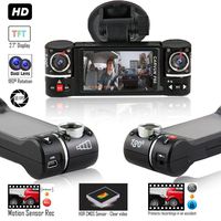 Indigi F6 2.7-inch Ultra Full HD 1080p Car Dash Cam DVR [ Motion Activation + Dual Wide Angle Lens (Front + in-Car) + File Protection ]