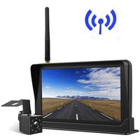 Peizeen Wireless Backup Camera with 4.3" LCD Screen HD Rear View Camera Kit Waterproof Reverse Cam Parking Lines for Cars, Minivans, SUV, MiniBus(MN04)