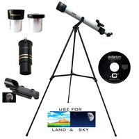 Cassini 600mm x 50mm Atronomical/Terrestrial Telescope Kit ...
