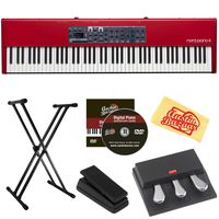 Nord Piano 4 88 Stage Piano Bundle with Stand, Expression Pedal, Austin Bazaar Instructional DVD, and Austin Bazaar Polishing Cloth