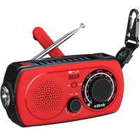 Solar Emergency Hand Crank Radio - All-New Portable NOAA Weather Radio for Outdoor Emergency with AM/FM, 2