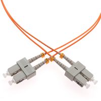 Pier Telecom Sc to Sc Fiber Optic Network Patch Cable Orange 3 Meter Multimode Duplex Fibre Optics Patch Cables Mm (62.5/125) with Sc-sc Connectors - 10 Feet