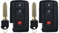 KeylessOption Keyless Entry Remote Control Car Key Fob Replacement for Prius MOZB21TG (Pack of 2)