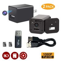 Hidden Spy Camera Charger - 2 Pack | Hidden Spy Camera | Hidden Nanny Cam | Surveillance Camera Full HD | Recorder Motion Activated | Wireless Spy Camera | Security Camera for Home, Office, Store