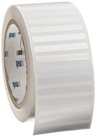 Brady THT-15-473-2.5 2" Width x 0.25" Height, B-473 Static Dissipative Polyester, Gloss Finish White Thermal Transfer Printable Label (2500 per Roll)