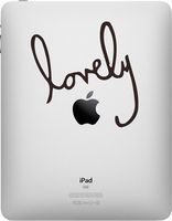 Lovley Text Cursive Fancy Macbook Decal Skin Sticker Laptop