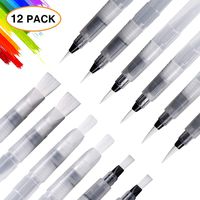UPINS 12 Piece Water Color Brush Pen Set，Watercolor Paint Pens for Painting Markers
