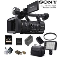 Sony HXR-NX5R NXCAM Professional Camcorder (HXR-NX5R) with 16GB Memory Card, Extra Battery and Charger, LED Light, Case and More. - Starter Bundle