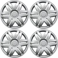 15 inch Hubcaps Best for 1988-2001 Toyota Camry - (Set of 4) Wheel Covers 15in Hub Caps Silver Rim Cover - Car Accessories for 15 inch Wheels - Snap On Hubcap, Auto Tire Replacement Exterior Cap