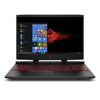 2019_HP OMEN 15.6" FHD IPS WLED-Backlit Gaming Laptop, Intel Hexa-Core i7-8750H Upto 4.1GHz, 16GB DDR4, 512GB SSD, 1TB HDD, NVIDIA GeForce GTX 1050 Ti, Backlit Keyboard, Bluetooth, HDMI, Windows 10