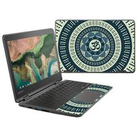 MightySkins Skin Compatible With Lenovo 300e Chromebook 11.6" (2018) - Ohm | Protective, Durable, and Unique Vinyl Decal wrap cover | Easy To Apply, Remove, and Change Styles | Made in the USA