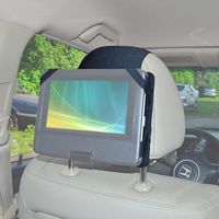 TFY Car Headrest Mount for Swivel & Flip DVD Player-7 Inch (Cannot fit The Sylvania SDVD7027 7-Inch Portable DVD Player)