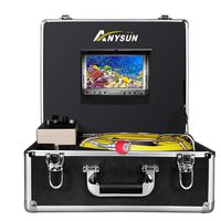 Anysun Sewer Pipe Inspection Camera,Drain Industrial Endoscope Waterproof IP68 Snake Cam Video System 1000TVL Sony CCD Camera with 20m-65ft Cable