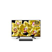 Sony XBR-49X800G 49-Inch 4K Ultra HD LED TV (2019 Model) and Sony S200F 2.1ch Sound Bar with built-in Subwoofer and Bluetooth, (HT200F)