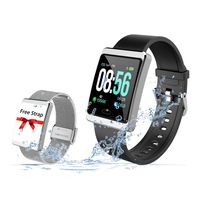 2019 Version Smart Watch for Android and iOS Phones with Heart Rate and Blood Pressure Monitoring, Sleep Monitoring, Information Alerting & Motion Monitoring Waterproof Fitness Tracker for Men, Women