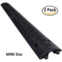 Drop Trak Cable & Hose Protector - MINI - Black - 2 Pack