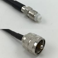 15 feet RFC195 KSR195 FME FEMALE to PL259 UHF Male Pigtail Jumper RF coaxial cable 50ohm High Quality Quick USA Shipping