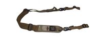 S2Delta - USA Made Premium 2 Point Rifle Sling, Fast Adjustment, Modular Attachment Connections, Comfortable 2" Wide Shoulder Strap (Coyote Tan Pigtail Padded, Full Sling (Padded))