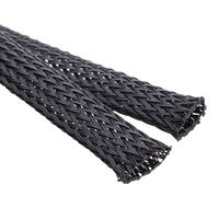 Offex Woven Polyester Expandable Wire Sleeving, 6 Foot - 1/2" Diameter