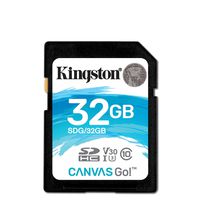 Kingston Canvas Go! 32GB SDHC Class 10 SD Memory Card UHS-I 90MB/s R Flash Memory Card (SDG/32GB)