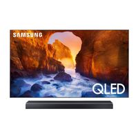 Samsung QN65Q90RAFXZA Flat 65'' QLED 4K Q90 Series (2019) With HW-Q90R Samsung Dolby Atmos Q90R Series Soundbar