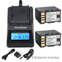 Kastar Fast Charger and Battery (2-Pack) for BN-VF823 BN-VF823U and GZ-MG157