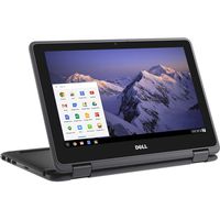 Dell Inspiron Chromebook 11i - 3181 2-in-1 Computer | 11.6" HD Multi-Touch | 4GB Memory | 64GB eMMC Hard Drive | Chrome OS | Fog Gray