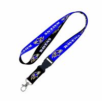 NFL Baltimore Ravens Lanyard with Detachable Buckle