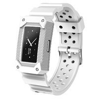 WISHTA Replacement Sports Bands for Fitbit Charge 2,Classic Rugged Accessories Wristband for Fitbit Charge 2 HR（NO Tracker） (White)