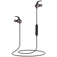 ADAX Magnetic Bluetooth Earbuds in Ear Headphones Wireless Sport Earphones Waterproof Headset with Mic Audifonos for Running,S12 Red Black