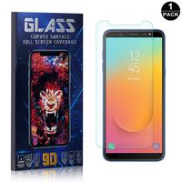 Galaxy J8 2018 Screen Protector Tempered Glass, Bear Village Scratch Resistant HD Screen Protector Film for Samsung Galaxy J8 2018-1 Pack