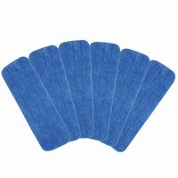 Microfiber Spray Mop Replacement Heads for Wet/Dry Mops Floor Cleaning Pads Compatible with Bona Floor Care System (6 Pack)