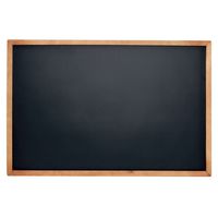 Rustic Wood Framed Magnetic Chalkboard Sign for Wall with Hanging Mounts and Non Porous Blackboard Surface Compatible with Liquid Chalk Markers - 18 x 24 Inches