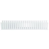 Panduit G3X4WH6 Type G Wide Slot Wiring Duct, PVC, White