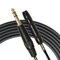 Mogami GOLD EXT-25 Balanced Line/Headphone Extension Cable, 1/4" TRS Inline Female Jack to 1/4" TRS Male Plug, Gold Contacts, Straight Connectors, 25 Foot
