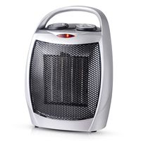 andily Space Heater Electric Heater for Home and Office Ceramic Small Heater with Thermostat, 750W/1500W