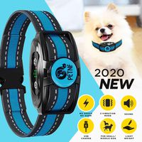 2020 Upgraded Dog Bark Collar for Small Medium Large Dogs No Shock Bark Control Collar Rechargeable with Beep Vibration Anti-Bark Training Collar (5 Adjustable Sensitivity Control 2 Vibration Mode)